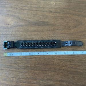 Burberry leather bracelet